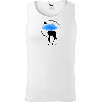 Pánská móda Hlava v oblacích - Tílko pánské Core - 2XL ( Bílá )