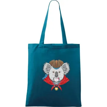 Koala námořník - Taška bavlněná - 42 x 38 cm ( Petrolejová )