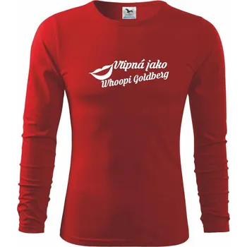 Dětská móda Vtipná jako Whoopi Goldberg - Triko dětské Long Sleeve - 158 cm/12 let ( Červená )