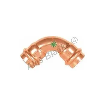 Fitinka FRABO - Itálie | CU měděný oblouk (koleno) 90° FxF, lisovací, SOLAR PRESS, na meď trubky - 18mm FPS.HT9002