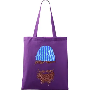 Hipster - Taška bavlněná - 42 x 38 cm ( Fialová )