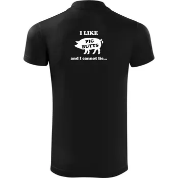 Pánská košile Pig Butts - Polokošile Victory sportovní (dresovina) - 2XL ( Černá )