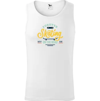 Pánské termoprádlo Forever skateing on the road - Tílko pánské Core - L ( Bílá )