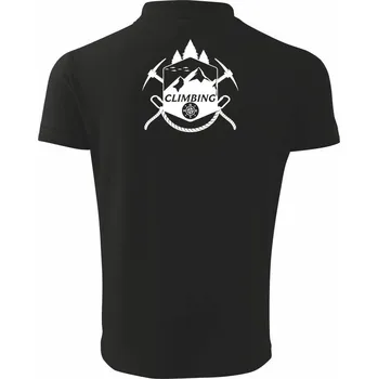Pánská košile Climbing Erb - Polokošile pánská Pique Polo 203 - S ( Černá )