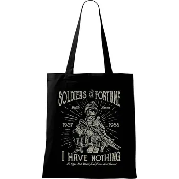 Nákupní taška Soldiers Of Fortune - Taška bavlněná - 42 x 38 cm ( Černá )