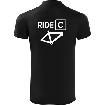 Pánská košile Ride C - Polokošile Victory sportovní (dresovina) - 2XL ( Černá )