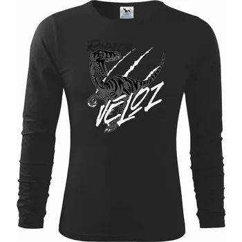 Chlapecké tričko Veloz terror - Triko dětské Long Sleeve - 122 cm/6 let ( Černá )