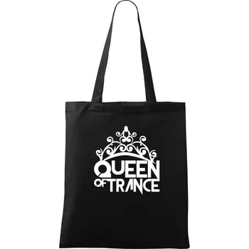 Nákupní taška Queen of Trance - Taška bavlněná - 42 x 38 cm ( Černá )