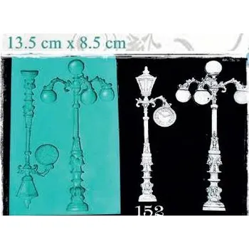 Nádoba na pečení Silikonová forma pouliční lampa stará - Galias Moulds