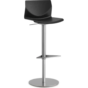 Barová židle La Palma Barová židle Kai S39 - čalouněná Podnož: práškový lak černý - black power c (N), Sedák: látka - Fabrics (Cat A)