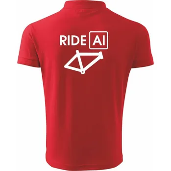 Pánská košile Ride Al - Polokošile pánská Pique Polo 203 - M ( Červená )