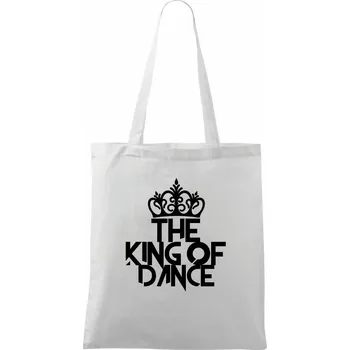 King of Dance - Taška bavlněná - 42 x 38 cm ( Bílá )