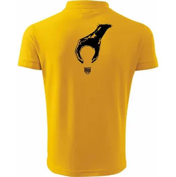 Pánská košile Žárovka - ruka - Polokošile pánská Pique Polo 203 - 3XL ( Žlutá )