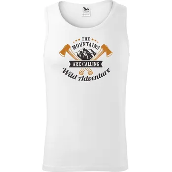 Pánské termoprádlo The mountains are calling wild adventure - Tílko pánské Core - 2XL ( Bílá )