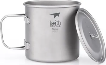 Kempingové nádobí Keith Titanium Mug titanový