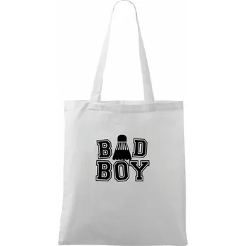Badminton Bad Boy - Taška bavlněná - 42 x 38 cm ( Bílá )