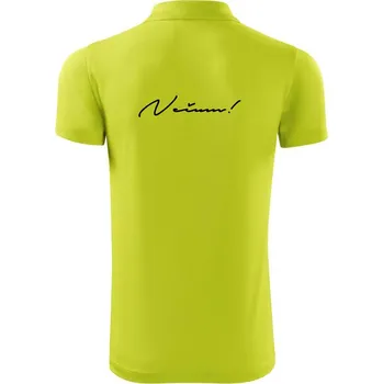 Pánská košile Řekni to - Nečum - Polokošile Victory sportovní (dresovina) - XL ( Limetková )