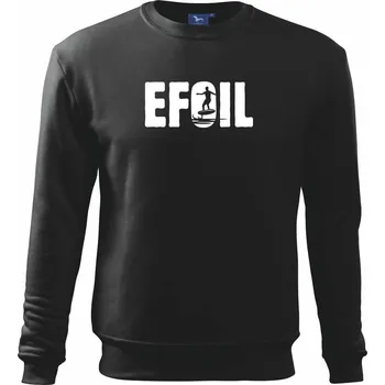 Efoil nápis - Mikina Essential dětská - 158 cm/12 let ( Černá )