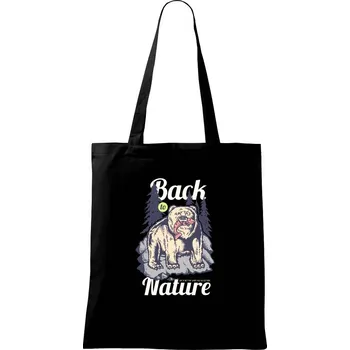 Nákupní taška Hunting Bear - Taška bavlněná - 42 x 38 cm ( Černá )