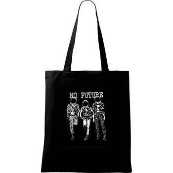 Nákupní taška No Future - Taška bavlněná - 42 x 38 cm ( Černá )