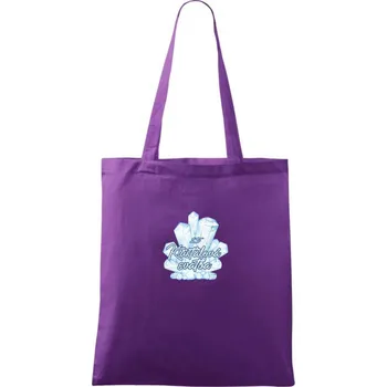 Křišťálová svatba 15 - Taška bavlněná - 42 x 38 cm ( Fialová )