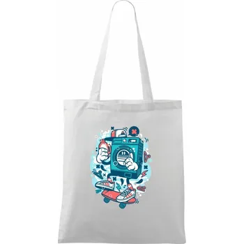 Pračkynátor - Taška bavlněná - 42 x 38 cm ( Bílá )