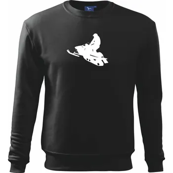 Chlapecké tričko Sněžný skútr - Mikina Essential dětská - 158 cm/12 let ( Černá )