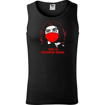 Pánské termoprádlo Viva la distancia social - Tílko pánské Core - XL ( Černá )
