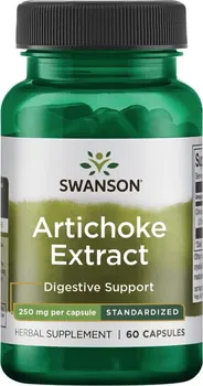 Přírodní produkt Swanson Artichoke 250 mg 60 cps.