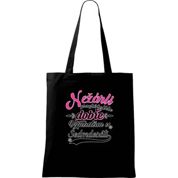 Nákupní taška Nežárli - 70 - Taška bavlněná - 42 x 38 cm ( Černá )