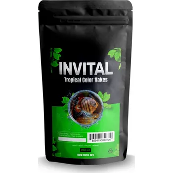 Akvaristika INVITAL Tropical Colour flakes 250 ml vločky