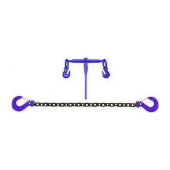 Upínací popruh Dvoudílný kotevní systém G10 Délka: 5 m, Řetěz: 13 x 39 mm