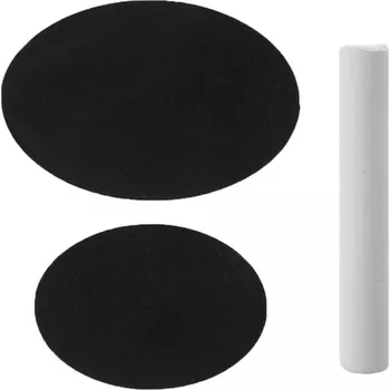 Samolepící etiketa Orion Samolepky na dózy s křídou černé 14 ks