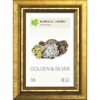 Rám na obraz Fotorámeček dřevěný 6875/01 zlatý 21x29,7 cm