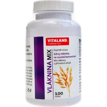 Přírodní produkt Vitaland Mix Fiber Plus vláknina 100 tbl.