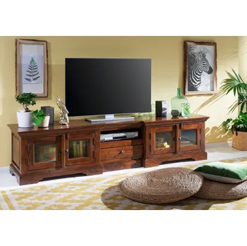 Televizní stolek CAMBRIDGE TV stolek 210x50 cm, akácie