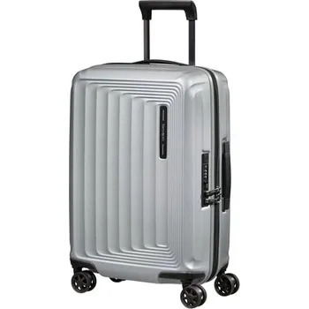 SAMSONITE Kufr Nuon Spinner 55/20 Expander Cabin Matt Silver (134399/4052)