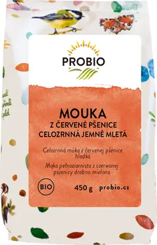 Mouka Probio Mouka z červené pšenice celozrnná jemně mletá 450 g