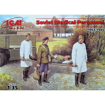 Plastikový model 1/35 Soviet Medical Personnel 1943-1945 (4 fig.)