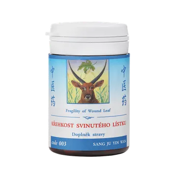 Přírodní produkt TCM Herbs KŘEHKOST SVINUTÉHO LÍSTKU® (003) 100 tablet