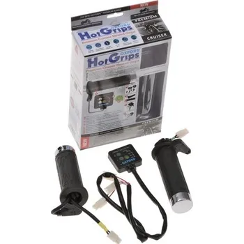 Motodoplněk Vyhřívané rukojeti - gripy na motocykl OXFORD HOTGRIPS PREMIUM CRUISER pro řidítka o průměru 1" (25,4 mm) (výhřevné ručky na motorku, možnost úpravy délky gripu v rozsahu od 119 mm do 138 mm)