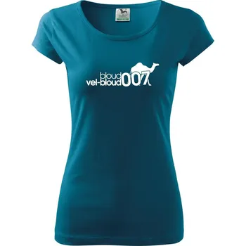 Dámské tričko Velbloud 007 - Dámské triko Pure - M ( Petrolejová )