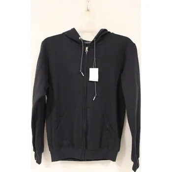 Pánská mikina MIKINA NA ZIP S KAPUCÍ FRUIT OF THE LOOM® - černá Velikost: S