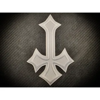 Nášivka Nášivka - Nažehlovačka - Inverted Cross White (sleva -50% do vyprodání zásob)