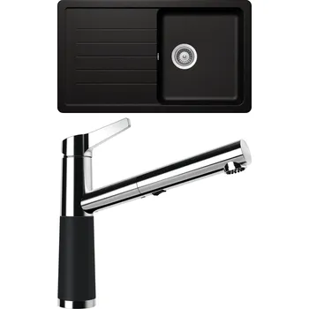 Granitový dřez Set Schock S2-5 (dřez Toledo D-100 Magma + baterie SC-510.120 Magma)