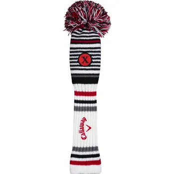 Golf CALLAWAY Pom Pom headcover na hybrid bílo-černo-červený
