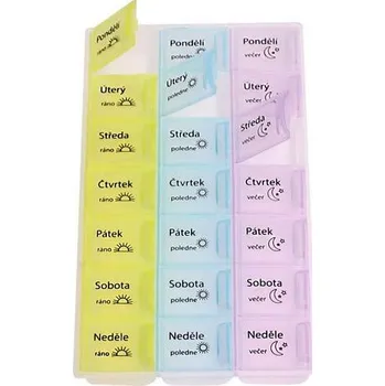 Dávkovač léků Toro Dávkovač léků 7 dní ráno/poledne/večer