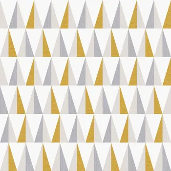 Velurové potahové látky s potiskem, Trojúhelníky na Bílém