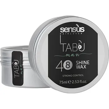 Stylingový přípravek Sensus Tabu Man 48 Shine Wax - Středně tužící lesklý vosk 75 ml