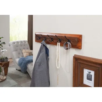 Předsíňová stěna OLDTIME Vešák 13x66 cm, staré drevo